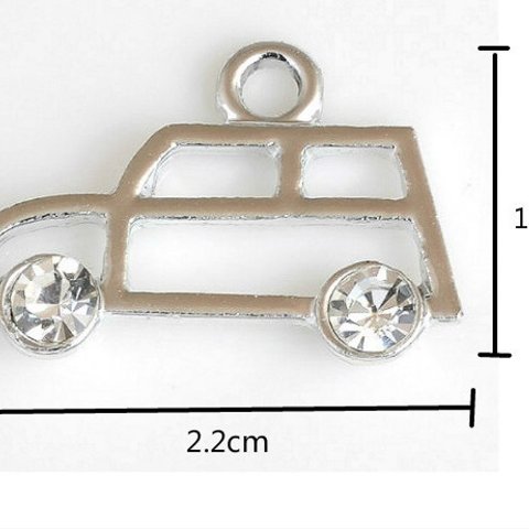 車 クルマ チャーム ピアスパーツ 2個入り