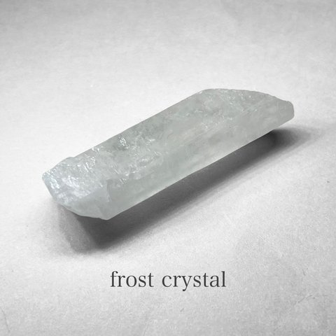 Corinto Minas Gerais frost crystal / ミナスジェライス州コリント産フロスト水晶ラフポイント A