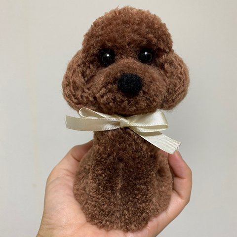 動物ぽんぽん　トイプードル   ブラウン