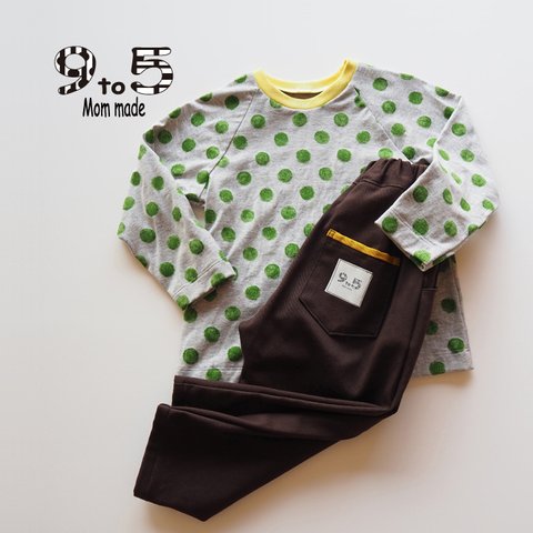 【在庫処分セール　20％OFF】男の子　コーディネイトセット　Boys coordinated outfit　organic cotton