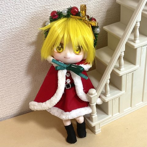 ねんどろいどどーる サンタワンピース レッド カチューシャ ケープ