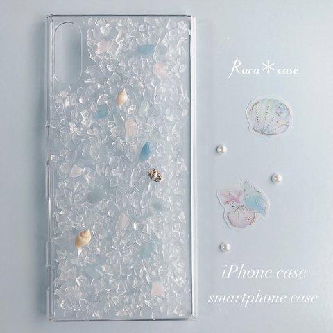 天然石のiPhoneケース♡全面水晶デザイン iPhone7 iPhone6s