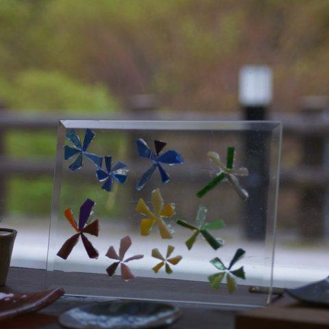 【お家で親子で手作り】モザイクガラスアートキット　フォトフレームにも作れます。
