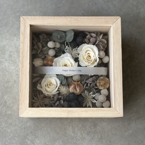 < 母の日特別価格 > Flower Box くすみパープル