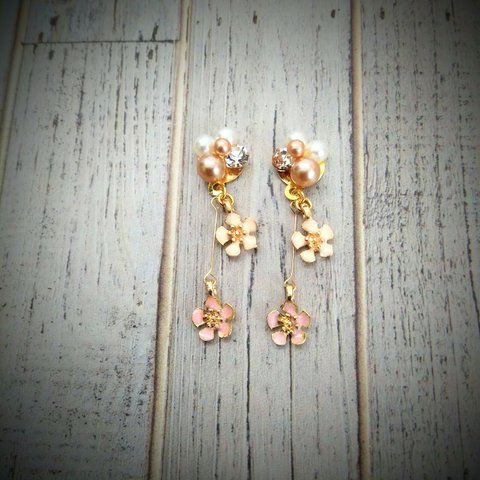 シールピアス　✿春の花✿