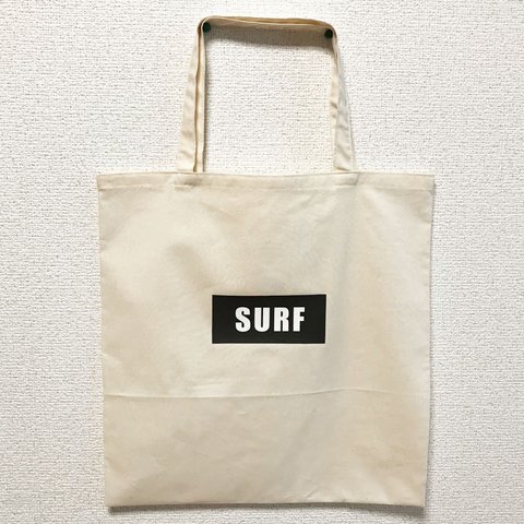 再販1🏖SURFロゴのエコバッグ🌴ブラック