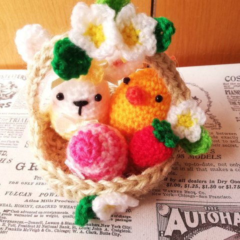 イースター🐣ひよこ　うさぎ🐰たまごセット