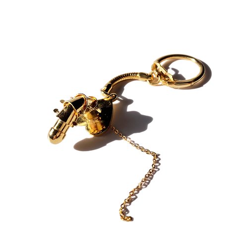 80s Vintage Hot Secret Part Key Chain