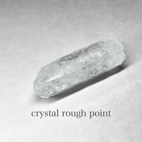 crystal rough point / 水晶ラフポイント A 透明度A