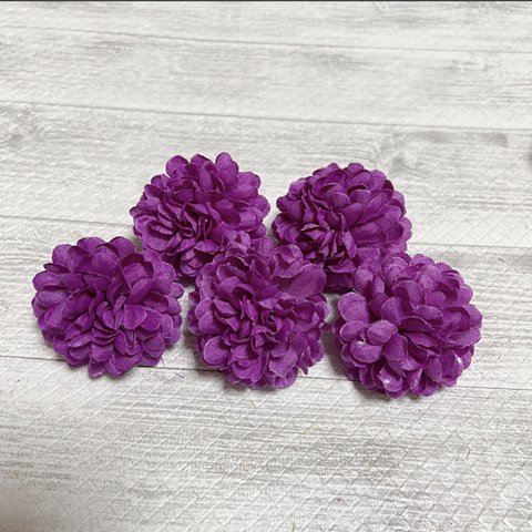 デイジーマム　マム　菊　パープル　むらさき　造花 アーティフィシャルフラワー　ハンドメイド 材料 素材　花材　パーツ　