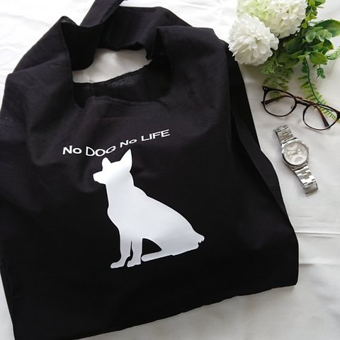 No DOG No LIFE★マルシェバックＬサイズ