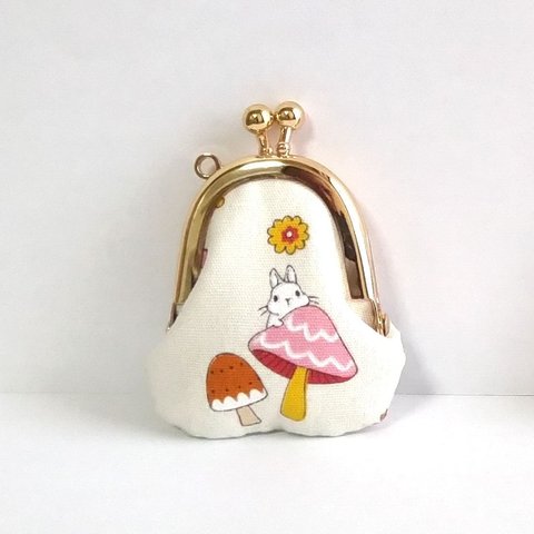 小さいがま口：豆姫：ちっちゃいがま口：littlie purse 351：かわいいがまぐち：小さな財布