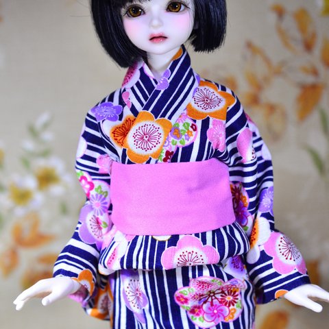 1/4ドール 浴衣 スーパードルフィー BJD ドール服