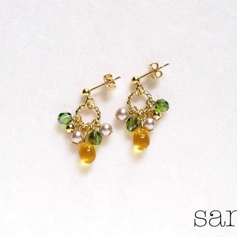 ピアス＊金木犀