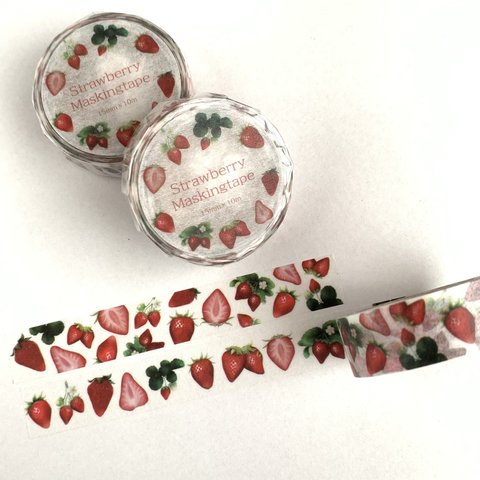 完熟いちごのマスキングテープ（Strawberry Maskingtape）