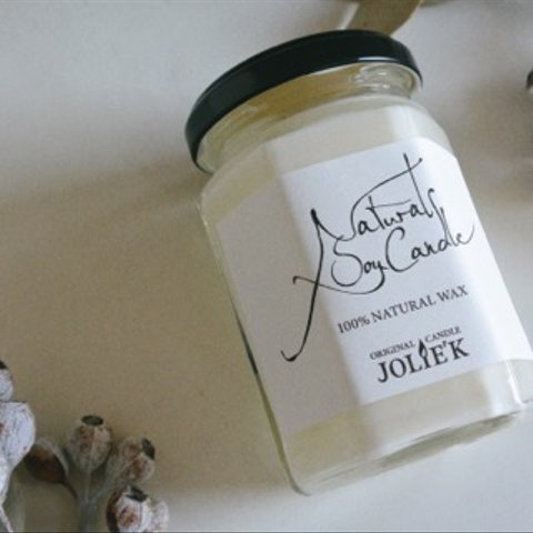 Aroma Soy candle ＊Bottle  classic（ハンドメイドキャンドル/ソイキャンドル）