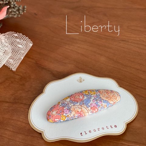 LIBERTYパッチンピン♡6cm（Amelie オレンジ）