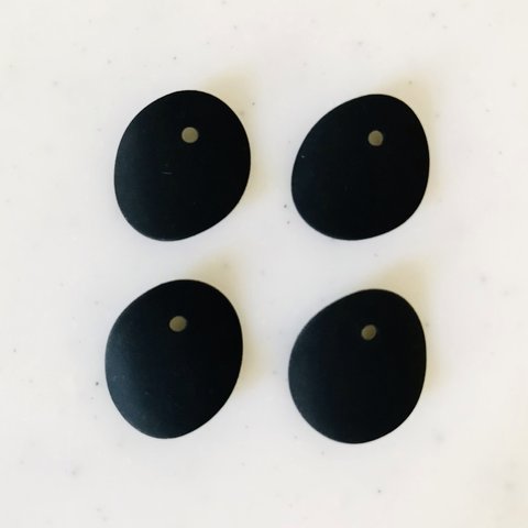 Matte Black Curved Oval Parts