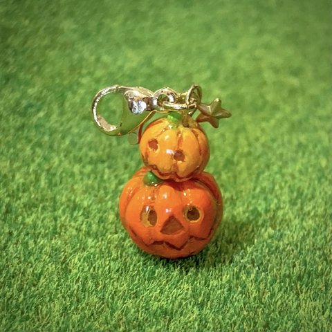 マスクチャーム　2段miniカボチャ🎃　A