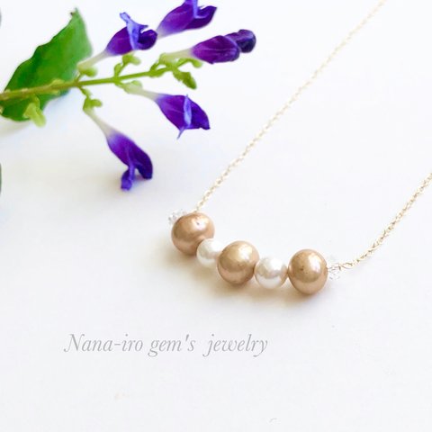 14kgf pearl necklace