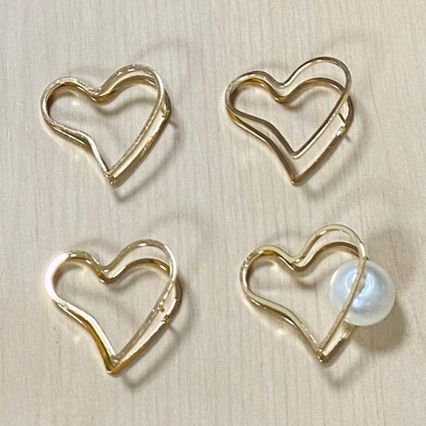 ●21㎜● GOLD HEART METAL PARTS