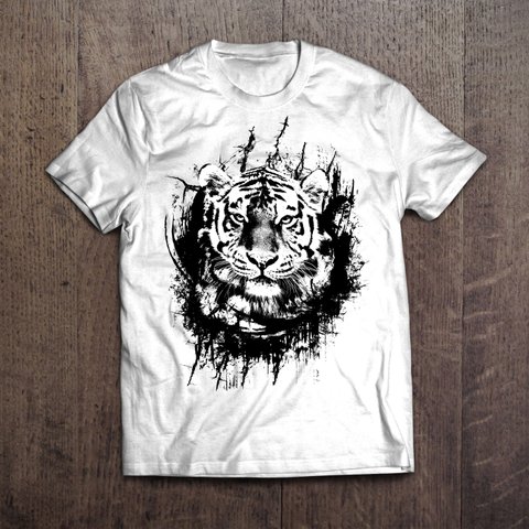 虎Tシャツ「Strong Tiger」