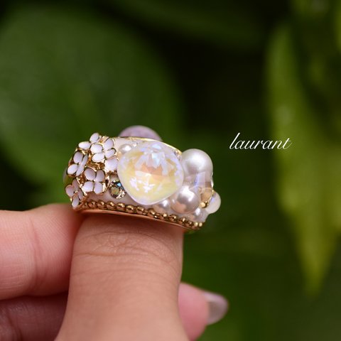 紫陽花の指輪(White)
