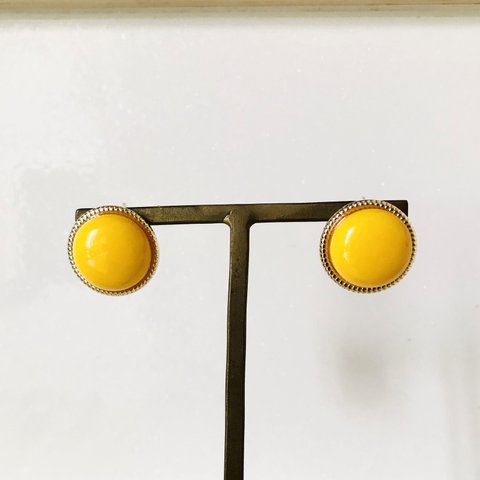 Yellow Gold Stud 15mm Earrings