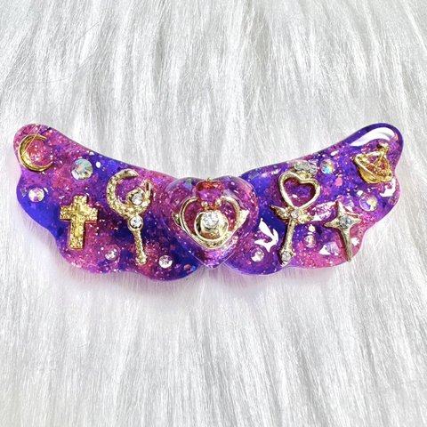 1点物】ʚふわわえんじぇるシリーズ ɞ ハンドメイドアクセサリー ハンドメイド ヘアピン ヘアゴム レジン 天使 羽 ゆめかわいい 病みかわいい 天使界隈 韓国 個性派 原宿系 ロリィタ 量産 地雷 