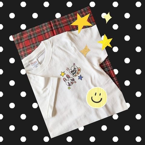 ロック＆ポップ★らびちゃんワンポイントTシャツ