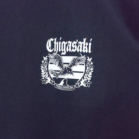 black kiteTシャツ  日本製ブラック ワンポイント
