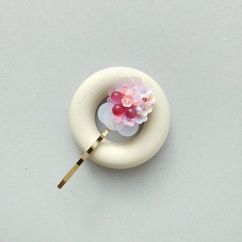 HAIR PIN/RASPBERRY