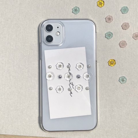 iPhoneケース flower シンプル スマホケース 全機種対応 iPhone13 おしゃれ ケース