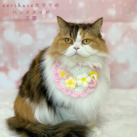 ✨新春✨　梅スタイ🎍💖　猫　ペット　首輪　ネックレス