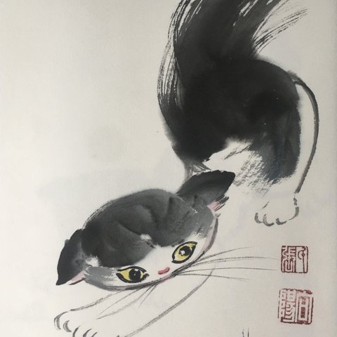 原画  猫