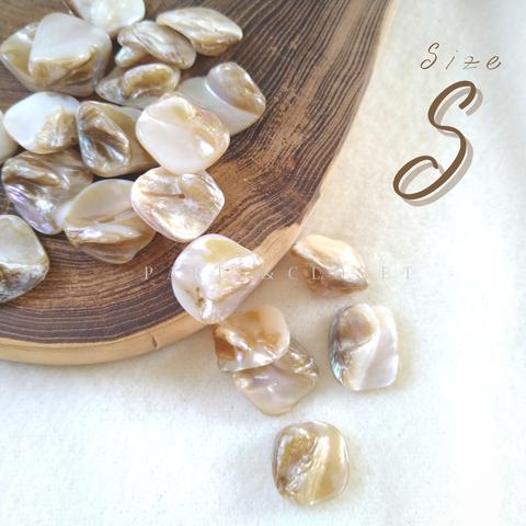 ：8pcs：SALE★import  shell beads 〈S〉シェル マザーオブパール ビーズ