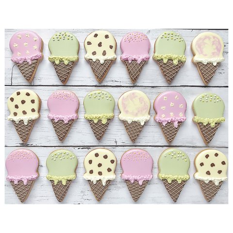 アイスクリームクッキー☆3枚セット