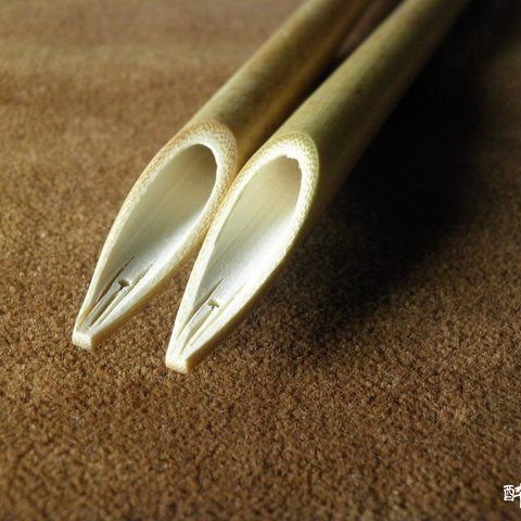国産の竹で手作り　酔竹庵（すいちくあん）竹ペン　2本セット