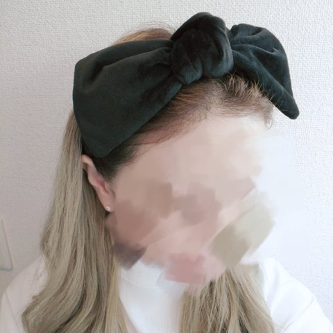 ♡リニューアル♡再再再再再再再販 ベルベットリボンカチューシャ