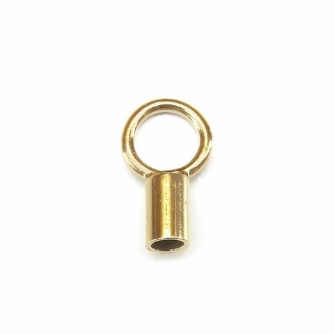 14KGF カツラ 内径2.6×穴1.4mm【2コ販売】(14K-AA043