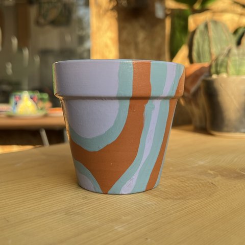 colorful wave pot ② 