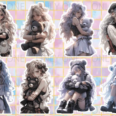 デザインペーパー　POP GIRL BEAR Vol.2　コラージュシート