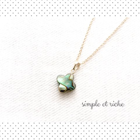 人気♡Avalon shell flower necklace