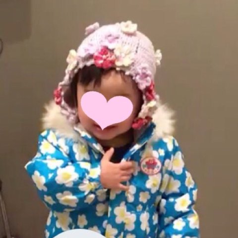 ☃️花の妖精ニット帽