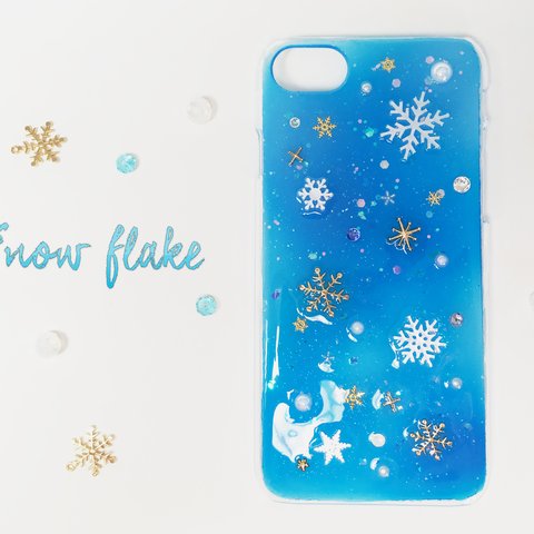  Snow flake(iPhone7/8ケース)