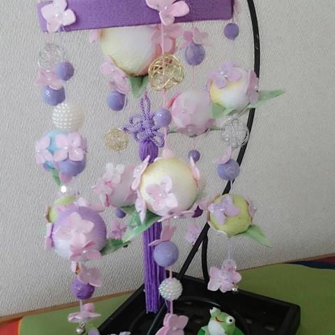 【再販】紫陽花 吊るし飾り 中