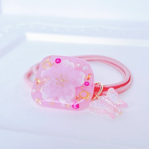 桜のヘアゴム🌸 レジン