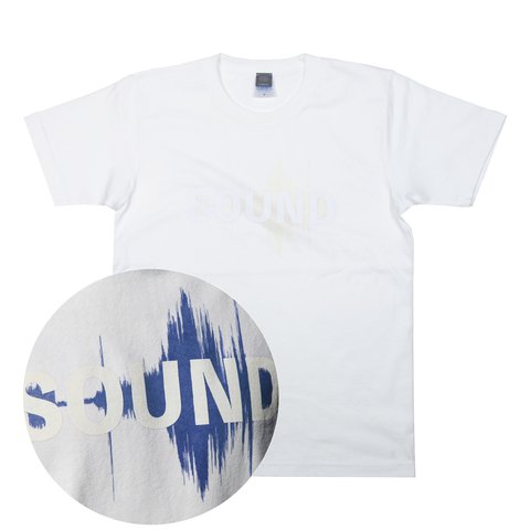 ギフトラッピング無料 音楽 SOUND ヘヴィーウェイト Tシャツ 光で反応！青サウンドファイルが見える  ユニセックスXS〜XXLサイズ　Tcollector