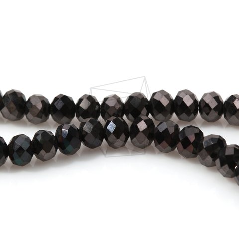 GLA-104-G【100個入り】クリスタルロンデルビーズ,Faceted Crystal Rondelle Bead