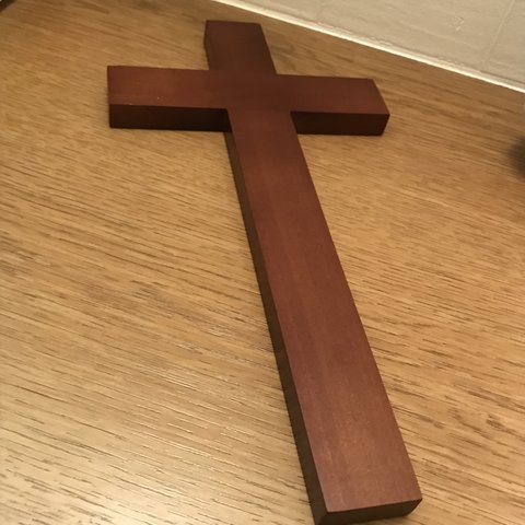 木製 十字架 壁掛け式